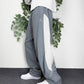 Adidas vintage Trackpants Jogginghose Baggy Fit grau weiß XXXL