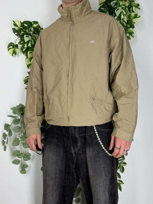 Nike vintage Jacke Trackjacket Zipper beige L