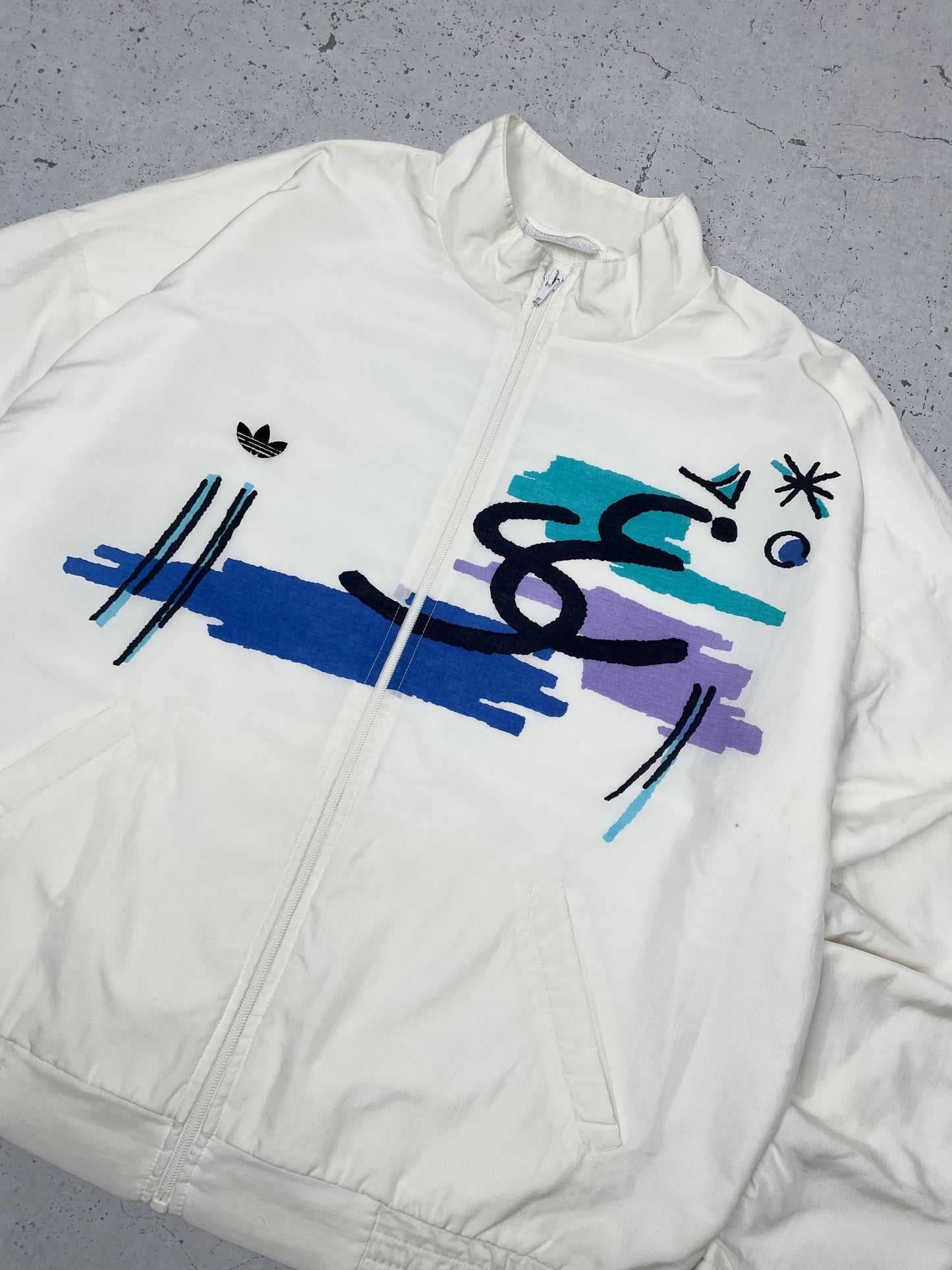 Adidas x Stefan Edberg 80s 90s vintage Tennis Trackjacket Zipper Jacke M