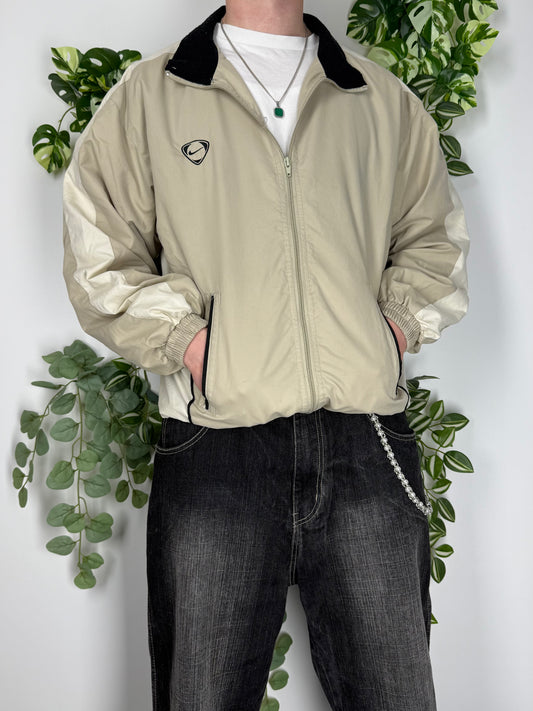 Nike vintage Football Trackjacket Jacke beige M