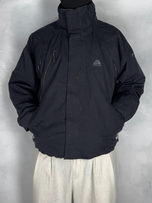 Nike ACG Gore-Tex vintage Jacke allwetter outdoor Jacket schwarz M