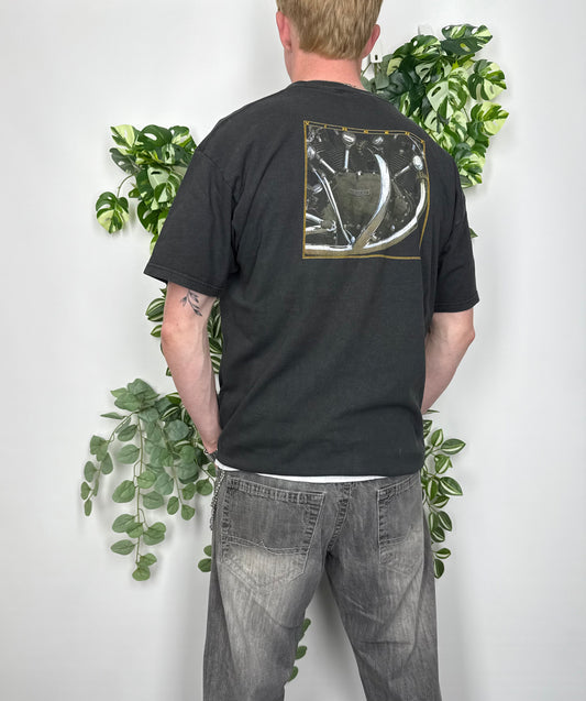 Lee Motors Vintage T-Shirt schwarz L - MonkeysVintage