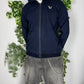 True Religion vintage Zipper Kapuzenjacke blau S