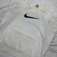 Nike vintage big Swoosh Logo embroidered Sweatshirt Sweater M