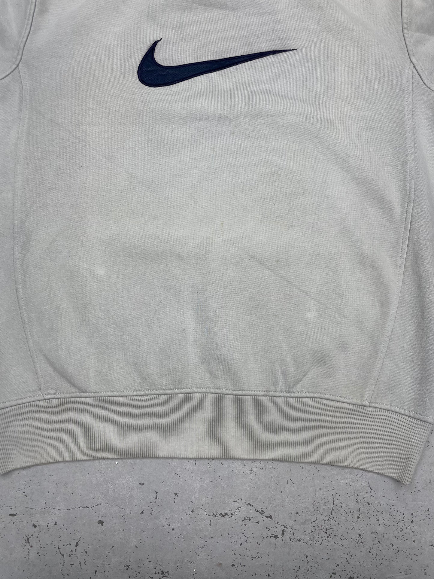 Nike vintage big Swoosh Logo embroidered Sweatshirt Sweater M