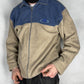 Adidas vintage Fleece Jacke Zipper beige S