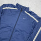 Nike vintage small Swoosh embroidered Trackjacket Windbreaker Jacke S