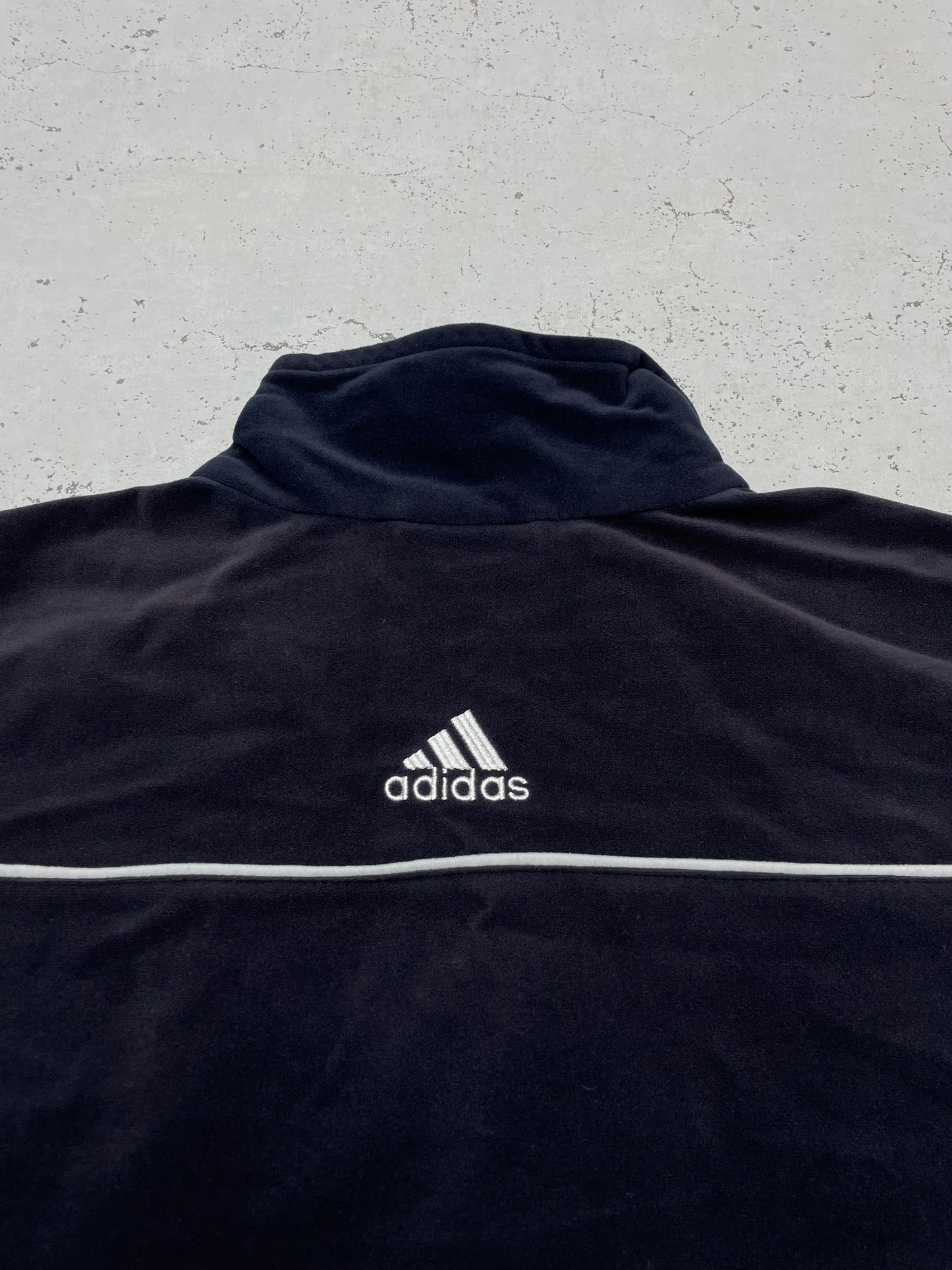 Adidas vintage Velour Samt Trackjacket Zipper Jacke L