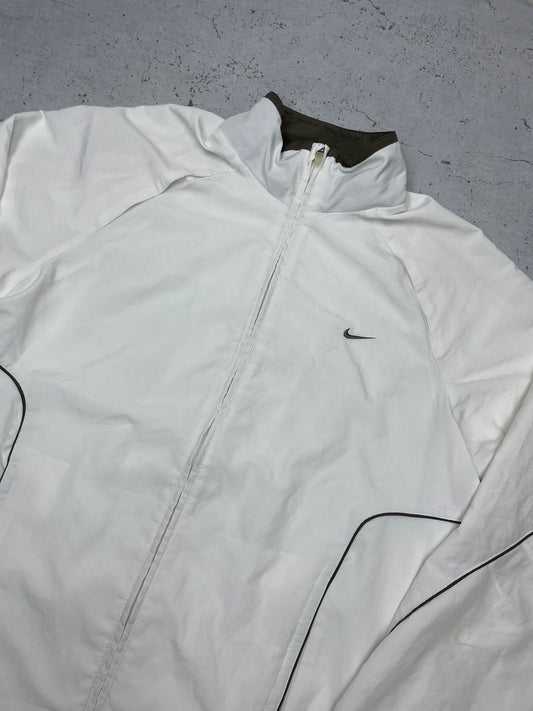 Nike vintage small Swoosh embroidered Trackjacket Windbreaker Jacke XL