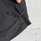 Reebok Vintage Outdoorhose in Schwarz, Größe XL, Detail Klettlasche
