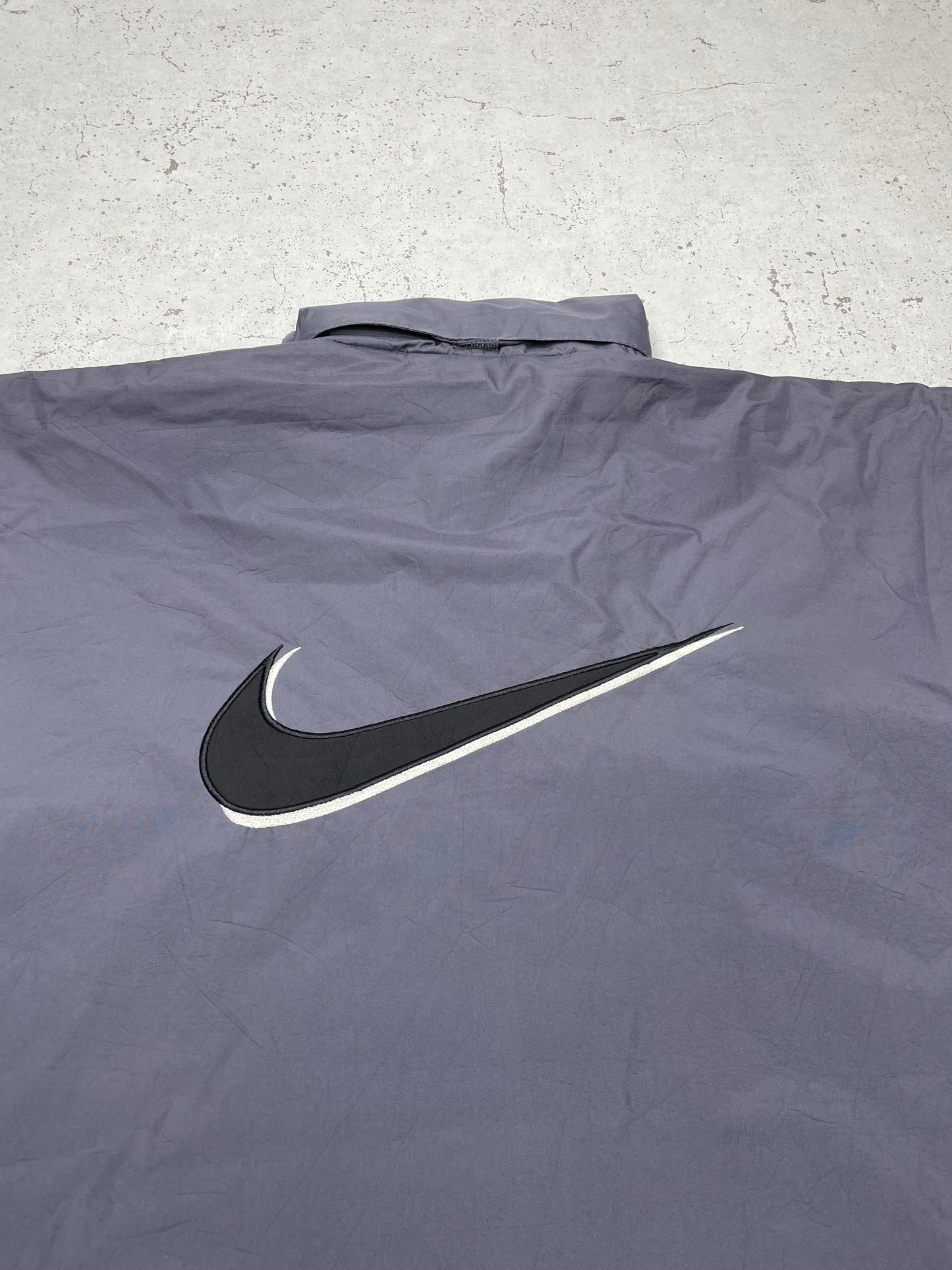 Nike vintage Big Logo Swoosh embroidered Trackjacket Windbreaker Jacke XL