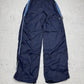 Nike Vintage Trackpants in Navy, Größe M, Vorderansicht