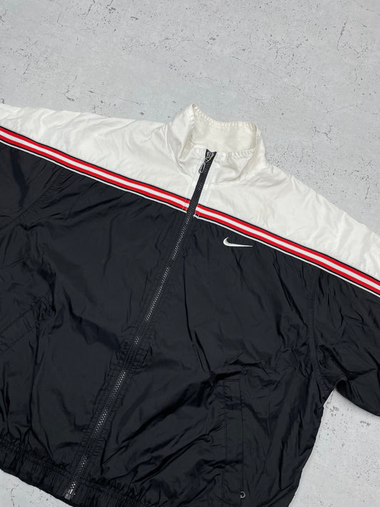 Nike vintage small embroidered Swoosh Trackjacket Windbreaker Jacke M