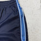 Nike Vintage Trackpants in Navy, Größe M, Detail Reißverschluss am Saum