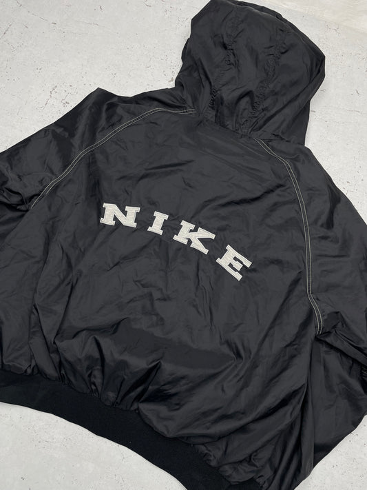 Nike vintage Big Logo Spellout embroidered Jacke Trackjacket Windbreaker L