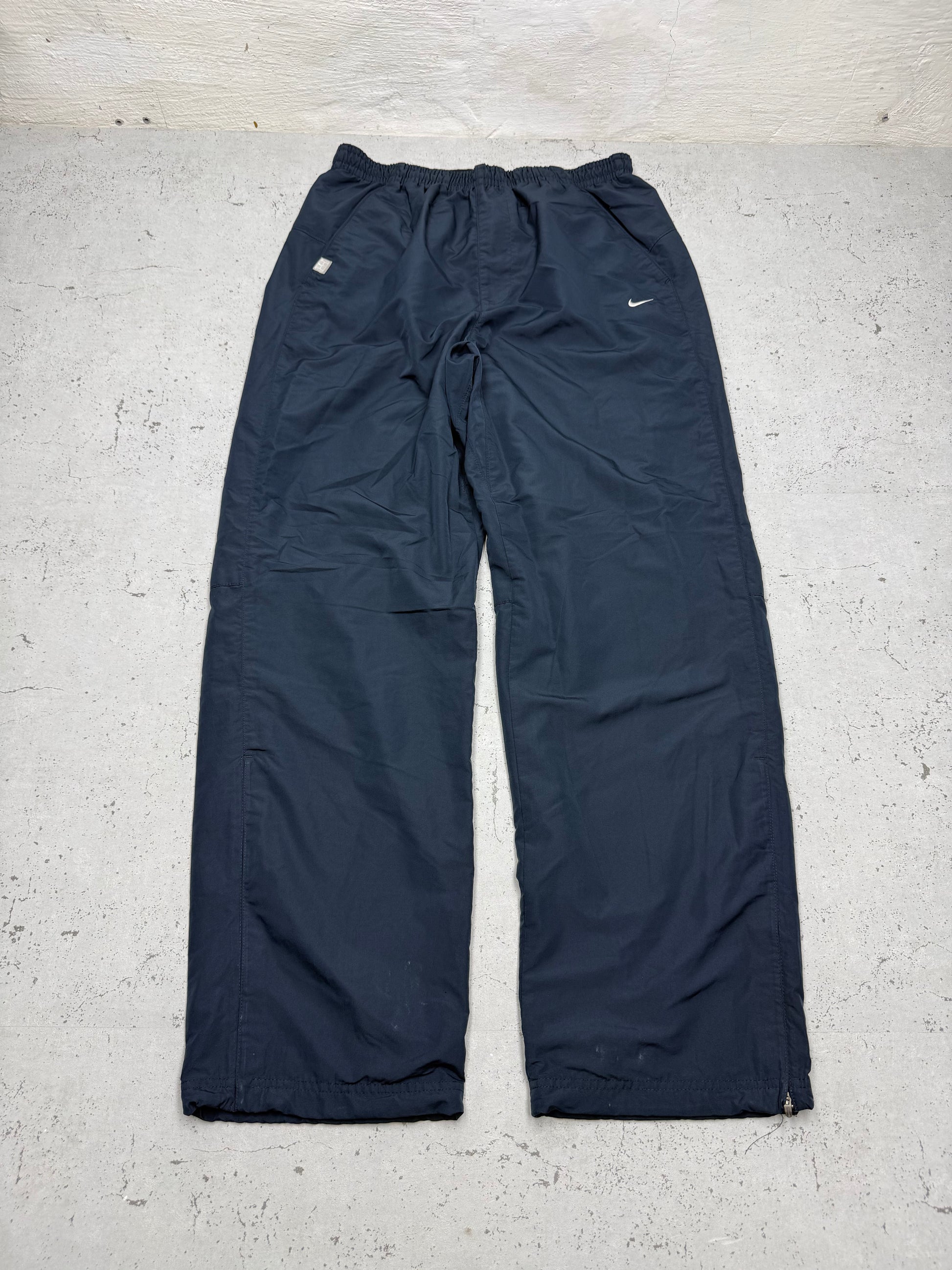 Nike Vintage Trackpants in Navy, Größe L, Vorderansicht