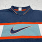 Nike vintage big swoosh logo Langarm Shirt dünner Sweater Sweatshirt L