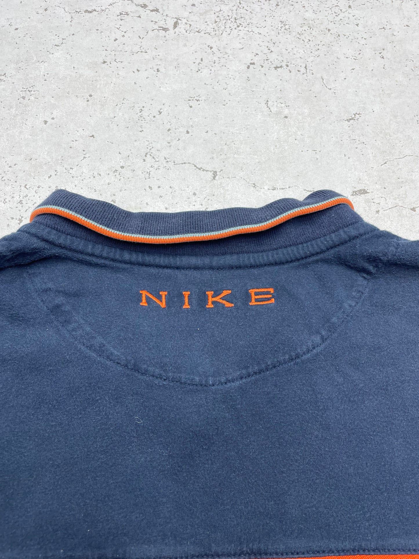 Nike vintage big swoosh logo Langarm Shirt dünner Sweater Sweatshirt L
