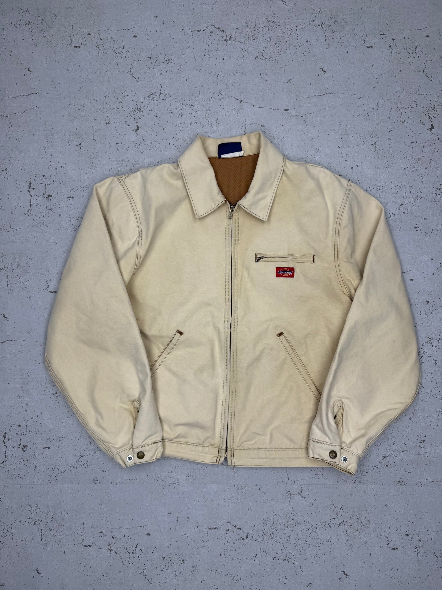 Dickies Vintage Workwear Jacke beige M - MonkeysVintage