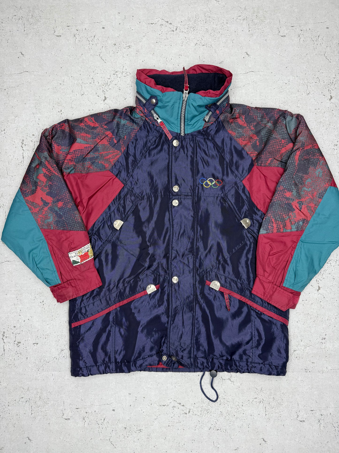 Olympia 80s Vintage Jacke Parka blau M - MonkeysVintage