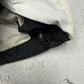 Nike Vintage Trackpants in Beige mit Logo-Streifen, Größe S, Detail Bund mit Kordelzug
