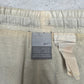 Nike Vintage Trackpants in Beige mit Logo-Streifen, Groesse S, Detailaufnahme