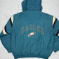 NFL Eagles 90s Vintage Jacke grün blau L - MonkeysVintage