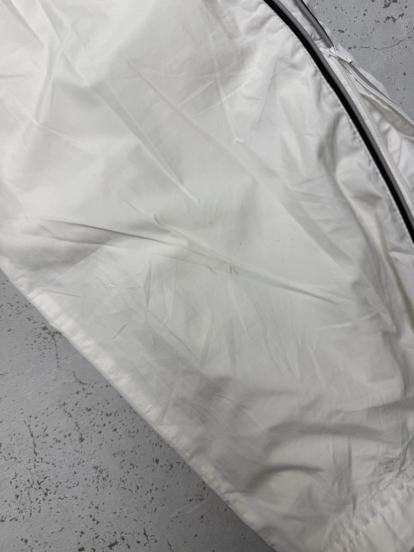 Nike Vintage Trackpants in Weiß, Größe XL, Etikett