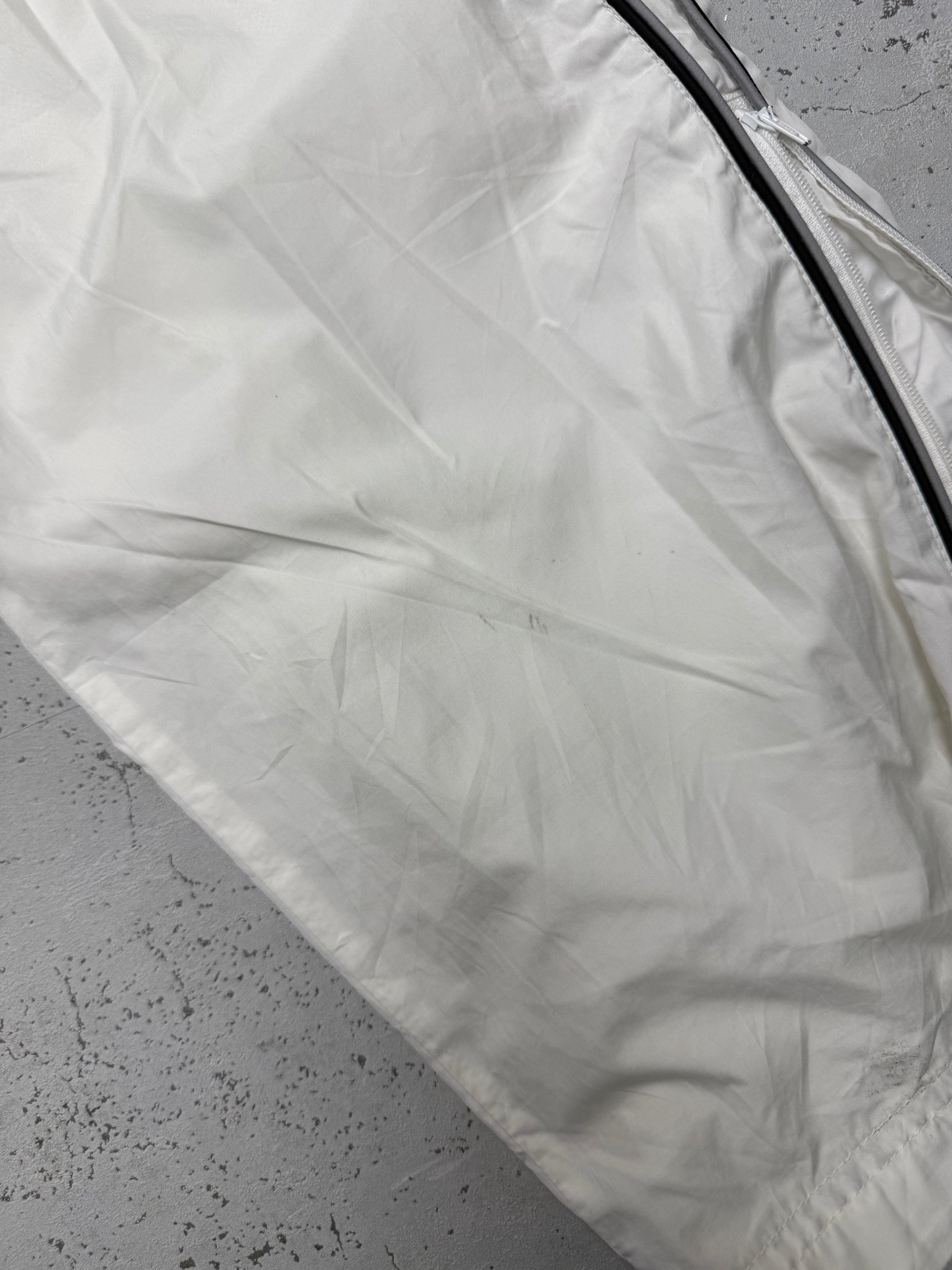 Nike Vintage Trackpants in Weiß, Größe XL, Etikett