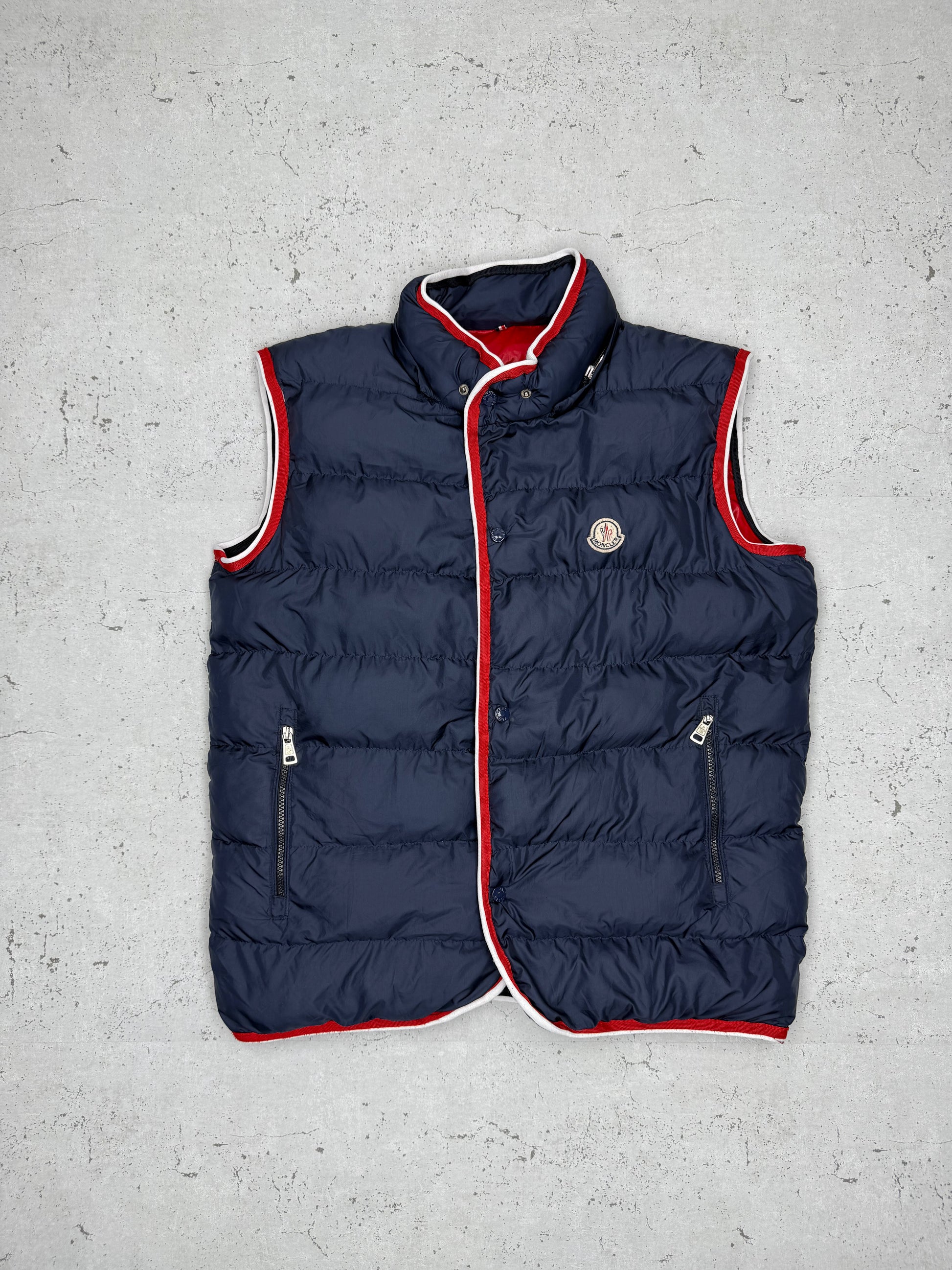 Moncler Vintage Pufferweste Daunen blau M - MonkeysVintage