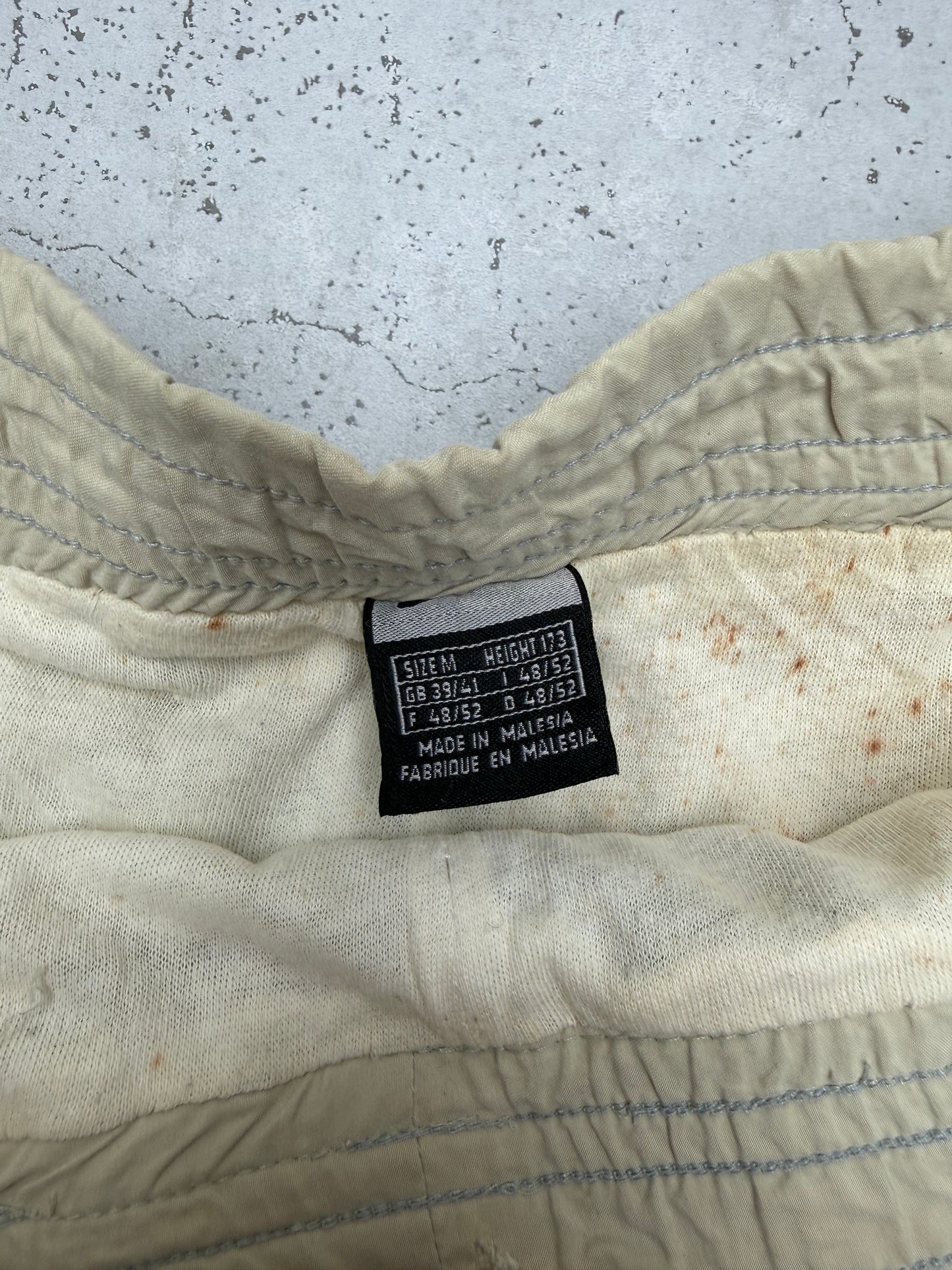 Nike Cargo Vintage Trackpants in Beige, Größe XXL, Etikett