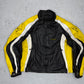 Dainese Vintage Lederjacke Mottoradjacke schwarz gelb M - MonkeysVintage