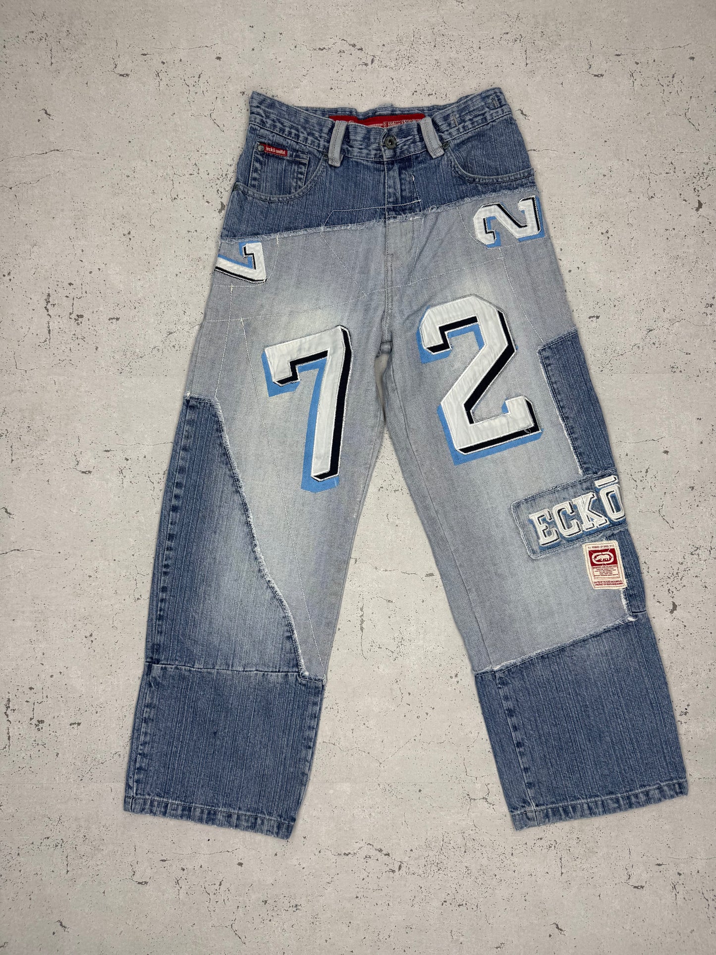 Ecko Unltd. Vintage Patchwork Vintage Jeans W28 M - MonkeysVintage