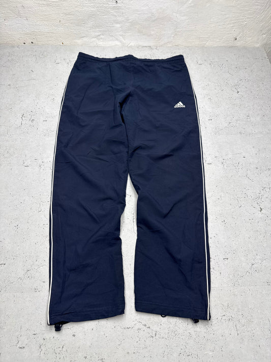 adidas Vintage Trackpants in Dunkelblau, Größe S, Vorderansicht
