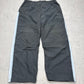 Nike Vintage Trackpants in Dunkelgrau mit Streifen, Größe XL, Vorderansicht