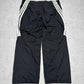 adidas Vintage Trackpants in Schwarz, Größe M, Rückansicht
