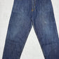 Red Monkey Vintage Baggy Y2K embroidered Jeans blau W40 - MonkeysVintage