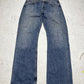 Levis 501 Vintage Jeans in Mid Blue, W34, Vorderansicht