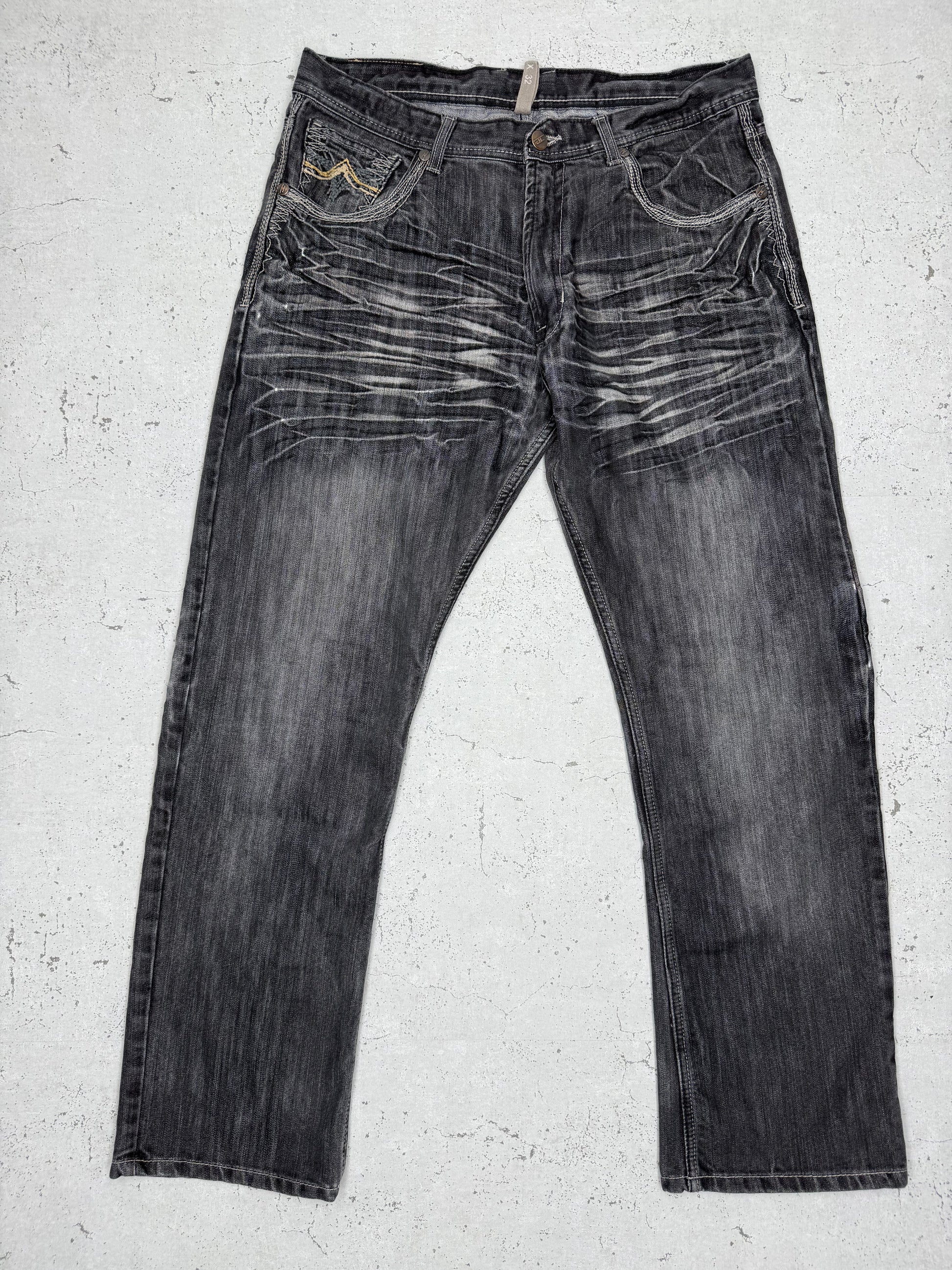 Jordan Craig Vintage Y2K Baggy Jeans schwarz W36 L32 - MonkeysVintage