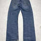 Levis 501 Vintage Jeans in Mid Blue, W34, Rückansicht