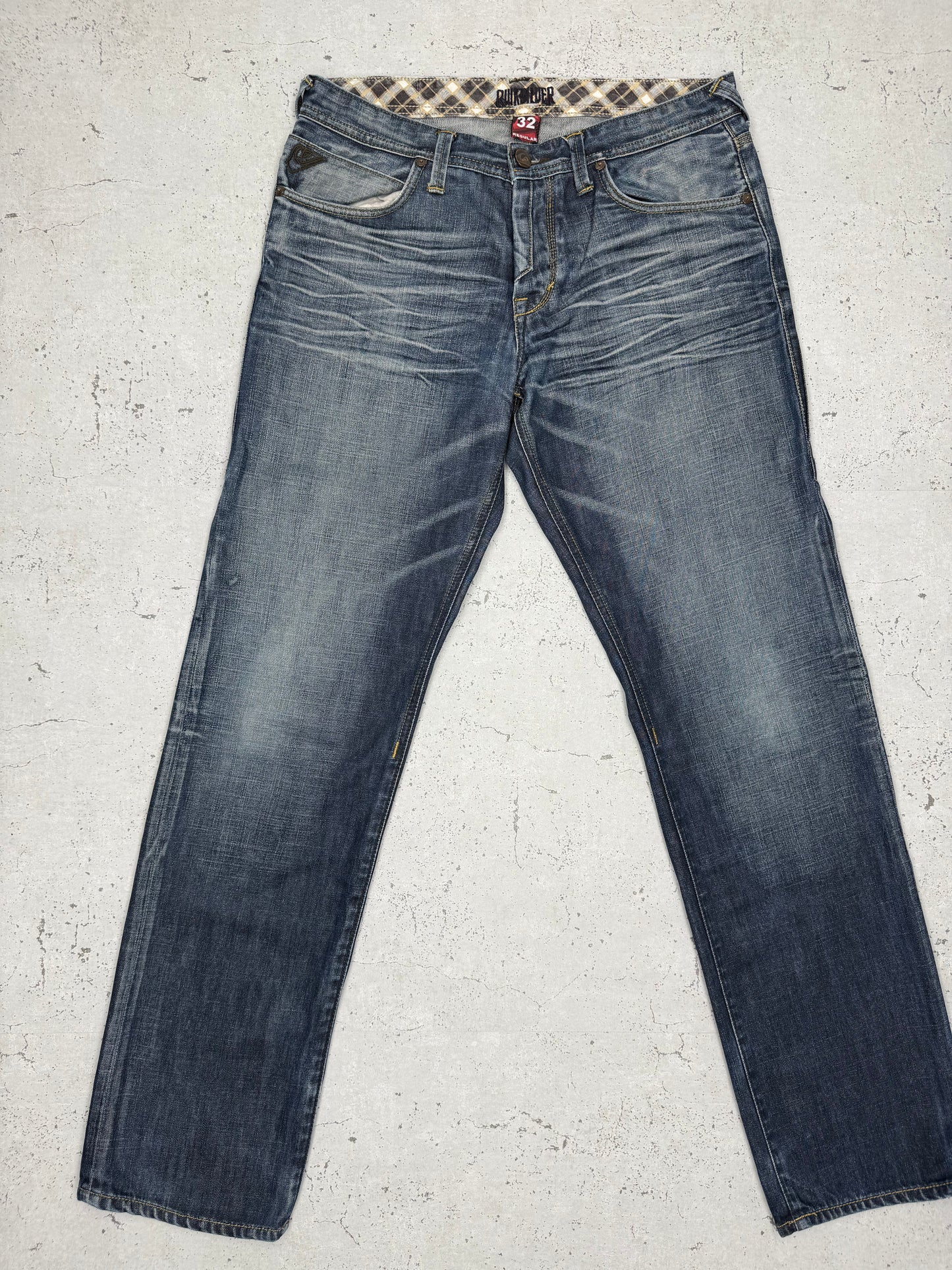 Quicksilver Y2K Vintage Straight Leg Fit Jeans blau W32 - MonkeysVintage