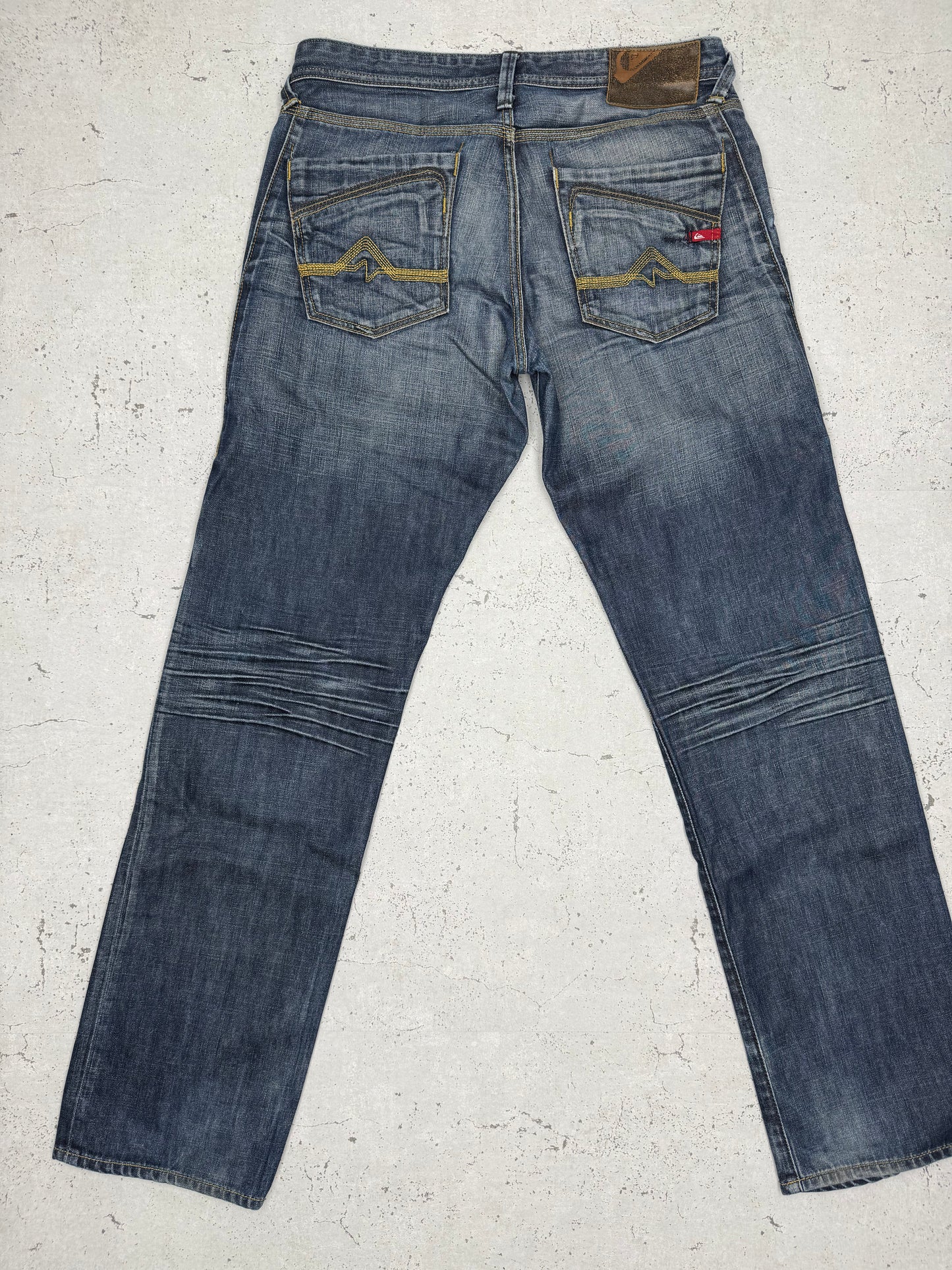 Quicksilver Y2K Vintage Straight Leg Fit Jeans blau W32 - MonkeysVintage