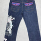 Class Player Vintage Baggy Japanese Jeans Y2K W40 L32 - MonkeysVintage