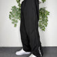 Umbro Vintage Trackpants in Schwarz, Größe L, am Model getragen