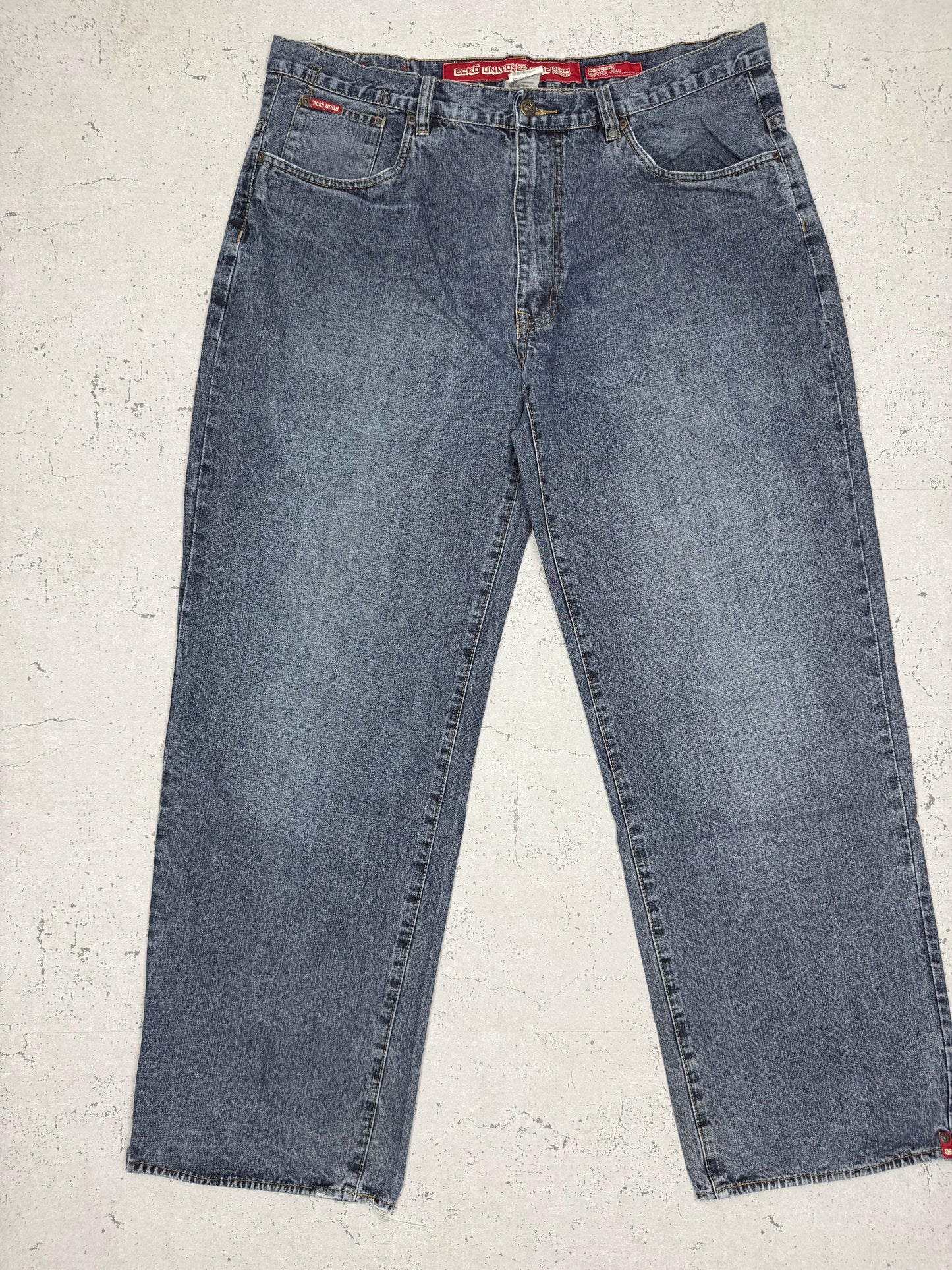 Ecko Unltd. Y2K Vintage baggy Jeans W40 blau XXL - MonkeysVintage