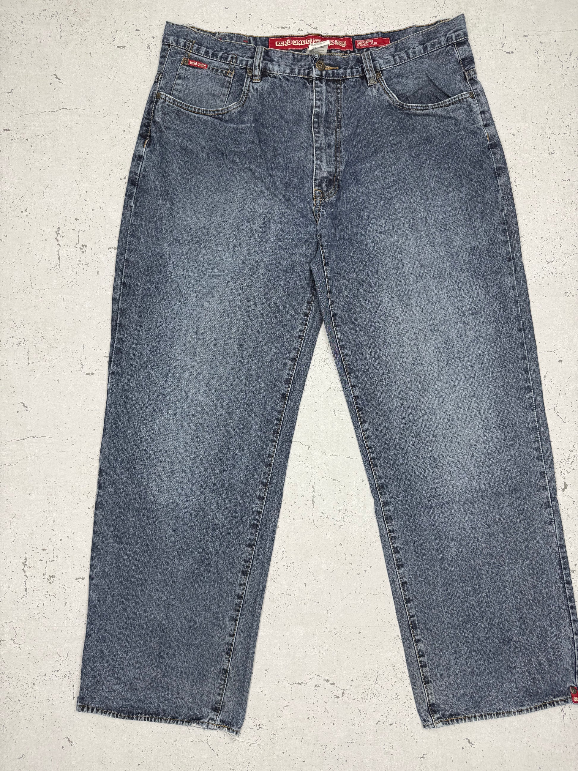 Ecko Unltd. Y2K Vintage baggy Jeans W40 blau XXL - MonkeysVintage