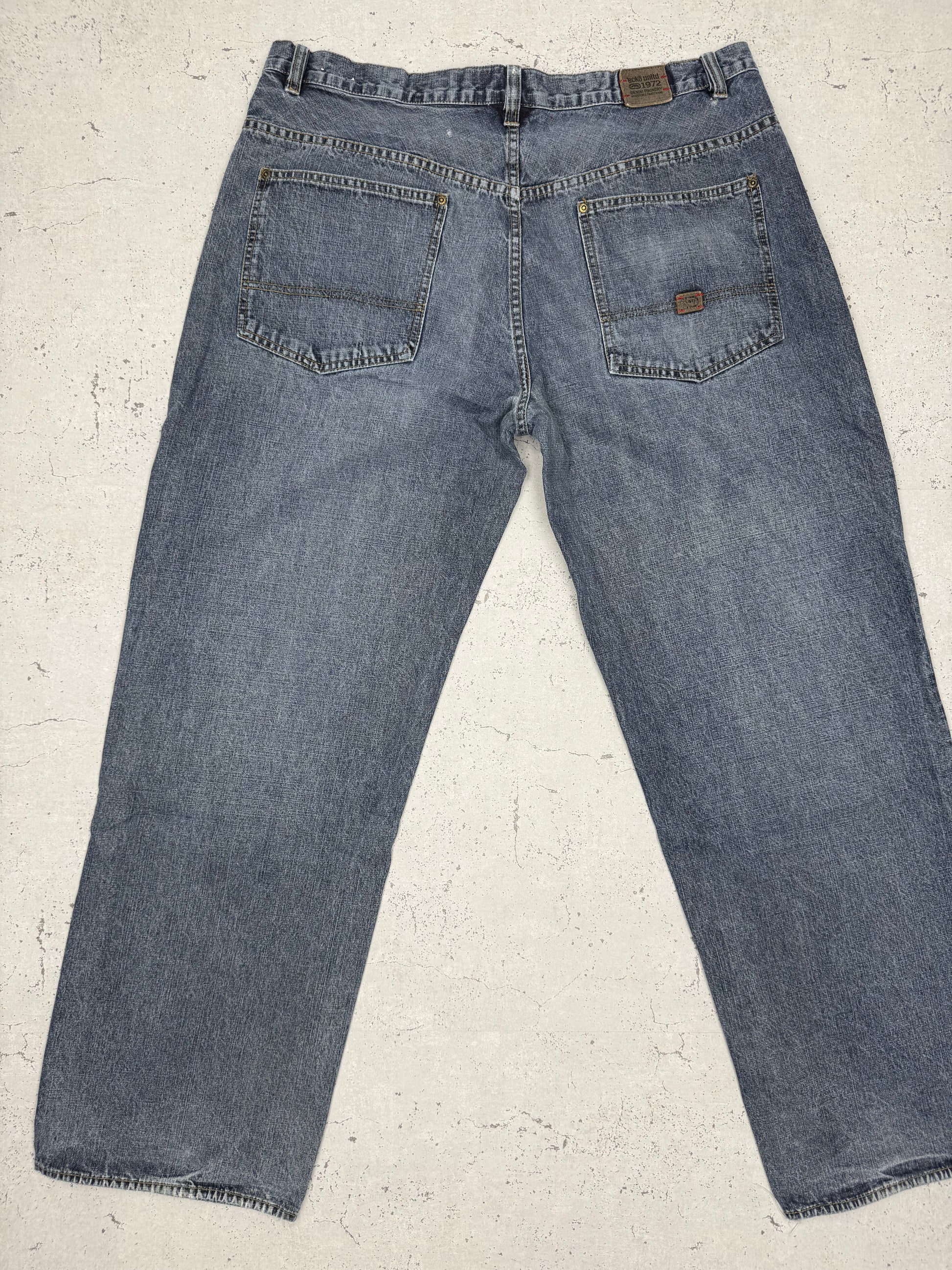 Ecko Unltd. Y2K Vintage baggy Jeans W40 blau XXL - MonkeysVintage
