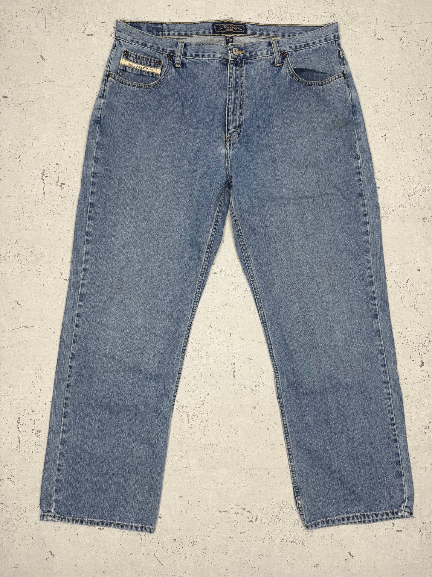 U.S. Polo Assn. Vintage Baggy Jeans blau W38 L32 - MonkeysVintage