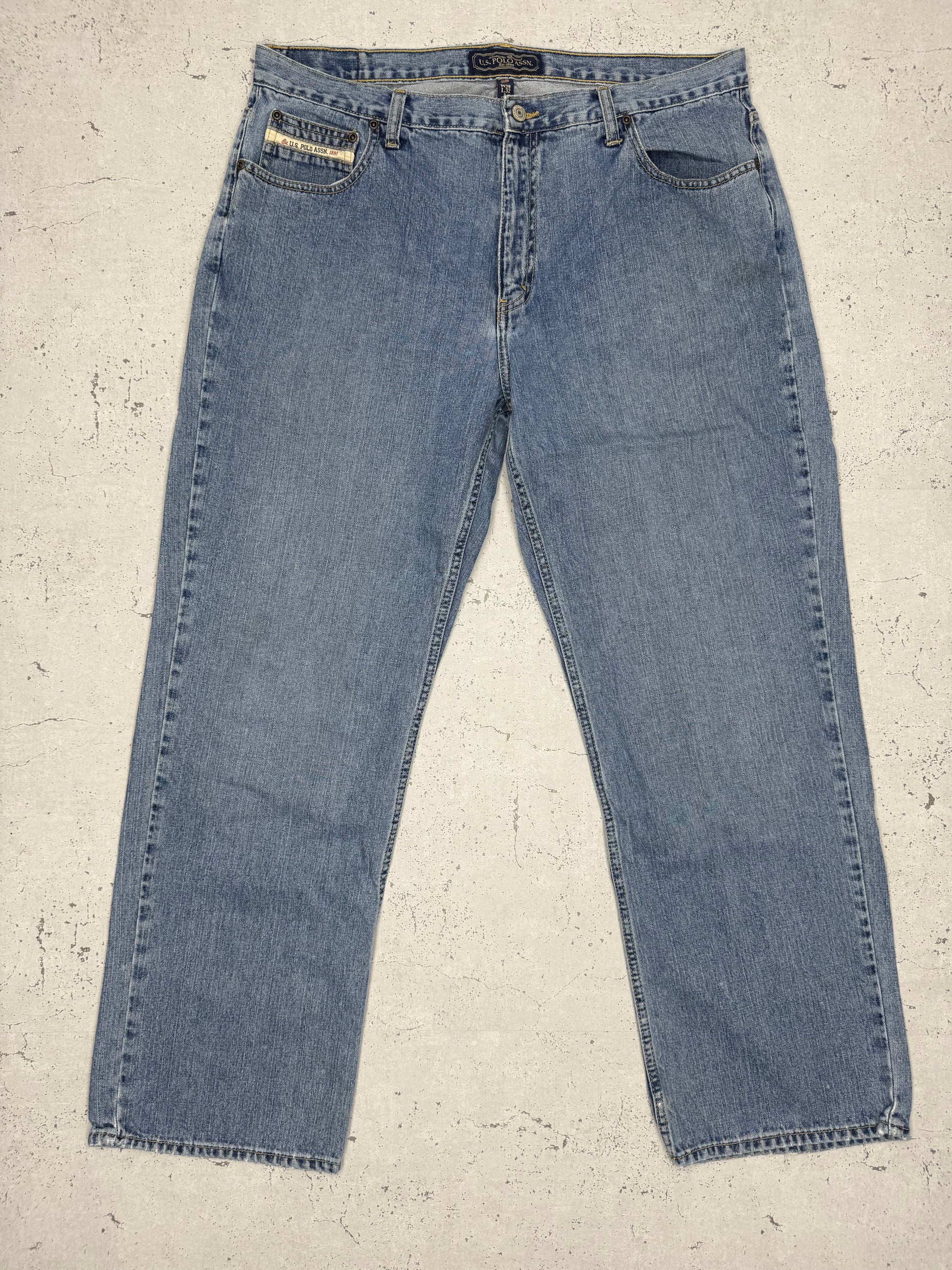 U.S. Polo Assn. Vintage Baggy Jeans blau W38 L32 - MonkeysVintage
