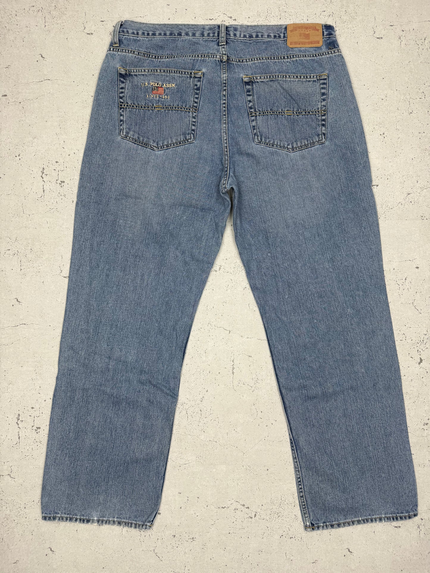 U.S. Polo Assn. Vintage Baggy Jeans blau W38 L32 - MonkeysVintage
